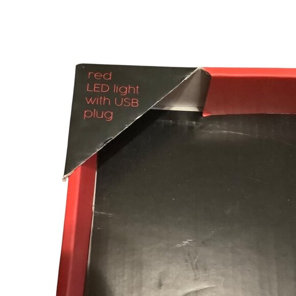 Neon Cowboy Boot Light A+J By Idea & Ink LED Red Light USB Plug Acrylic On/Off - Picture 6 of 10